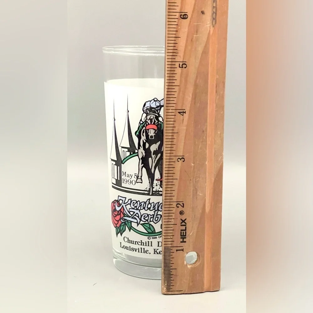 𝅺Vintage Official 116th Kentucky Derby Mint Julep Glass Churchill Downs 1990